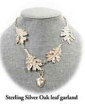 Load image into Gallery viewer, Sterling Silver Oak Leaf Garland
