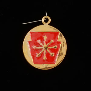 SCA Aethelmearc Keystone medallion